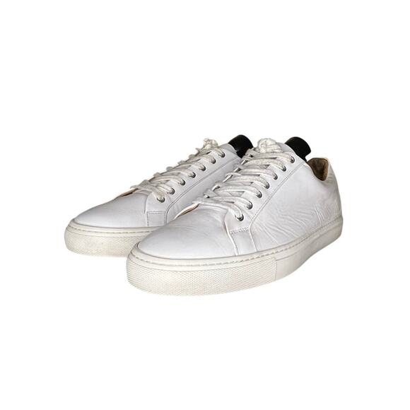 ***SOLD*** Thursday Boot Co. Premier Low Top White Leather Sneakers Size 11.5 - Picture 2 of 6